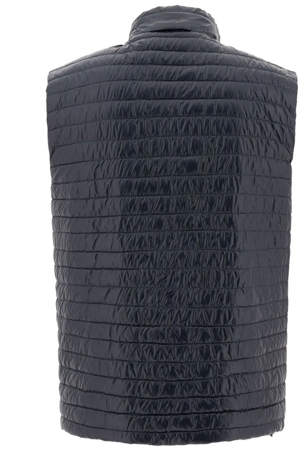 Zipped Quilted Reversible Down Gilet