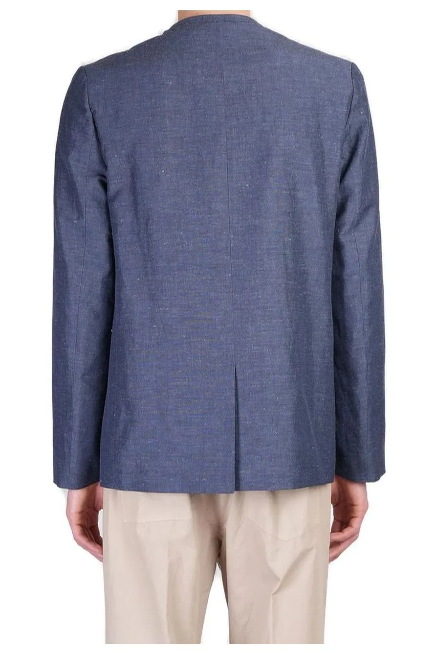 Single Breasted V-Neck Blazer