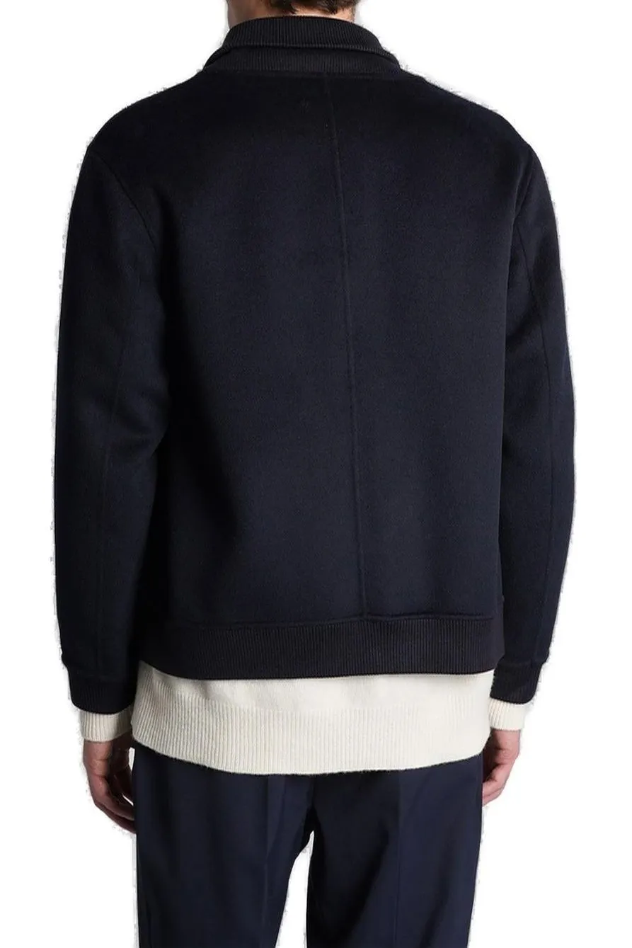 Zipped Bomber Jacket