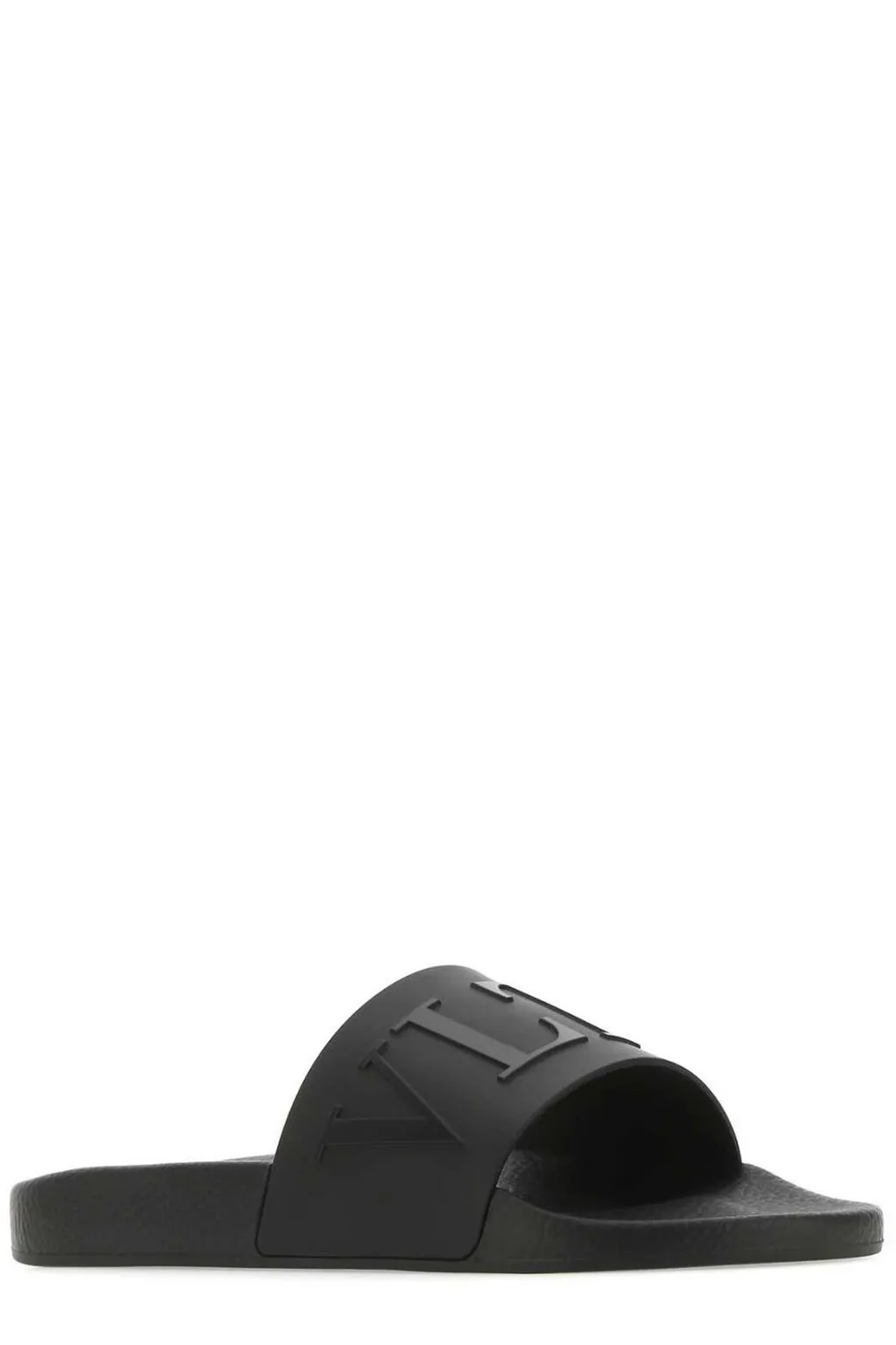 Vltn Logo Embossed Slip-On Sandals