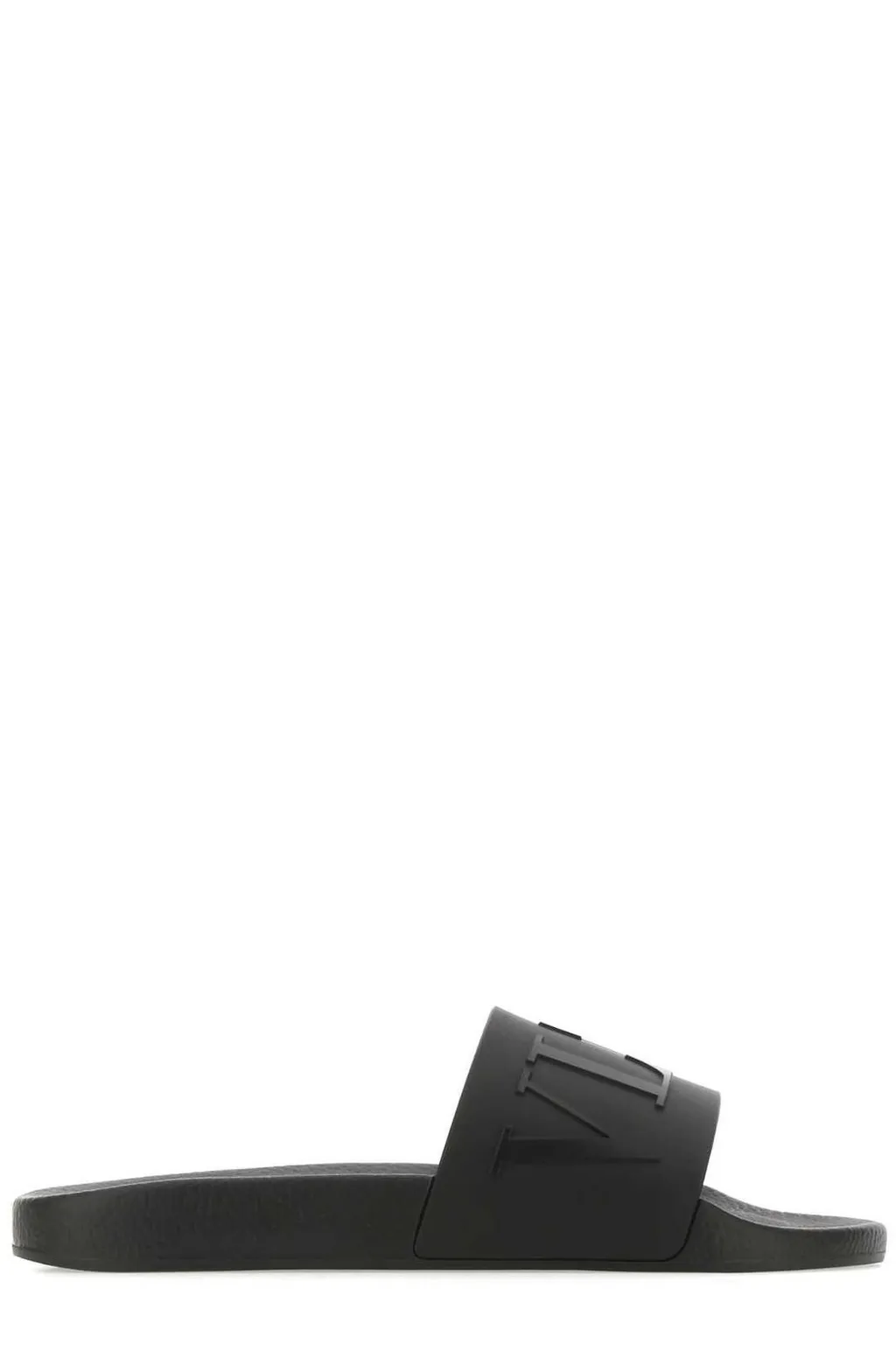 Vltn Logo Embossed Slip-On Sandals