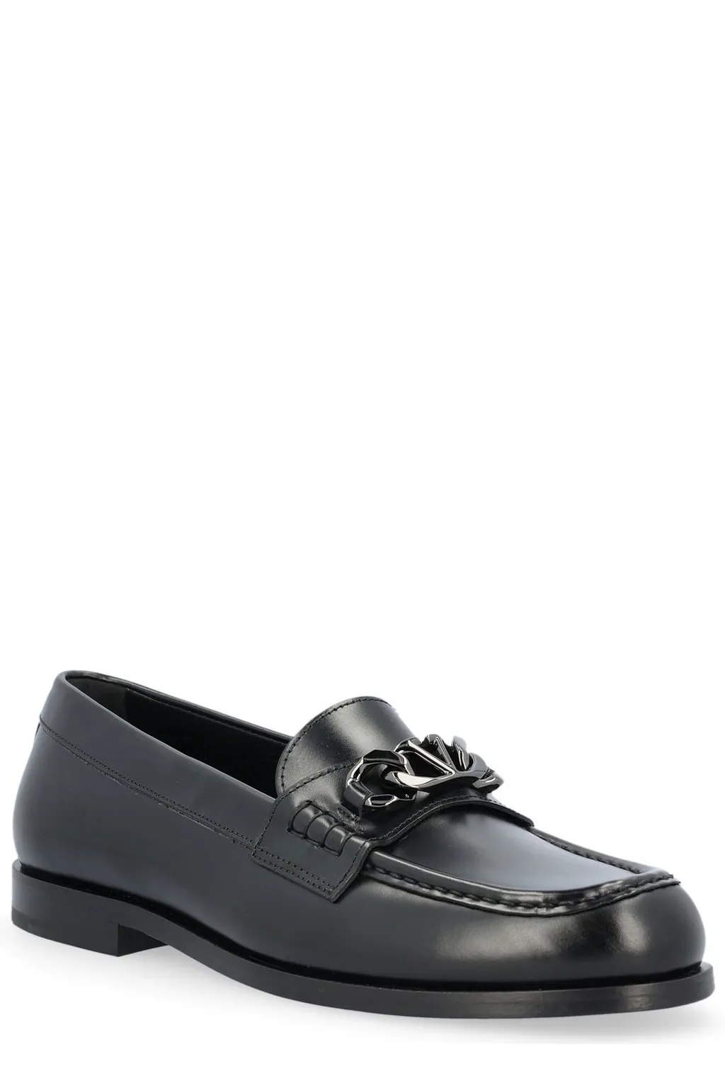 Vlogo Plaque Slip-On Loafers