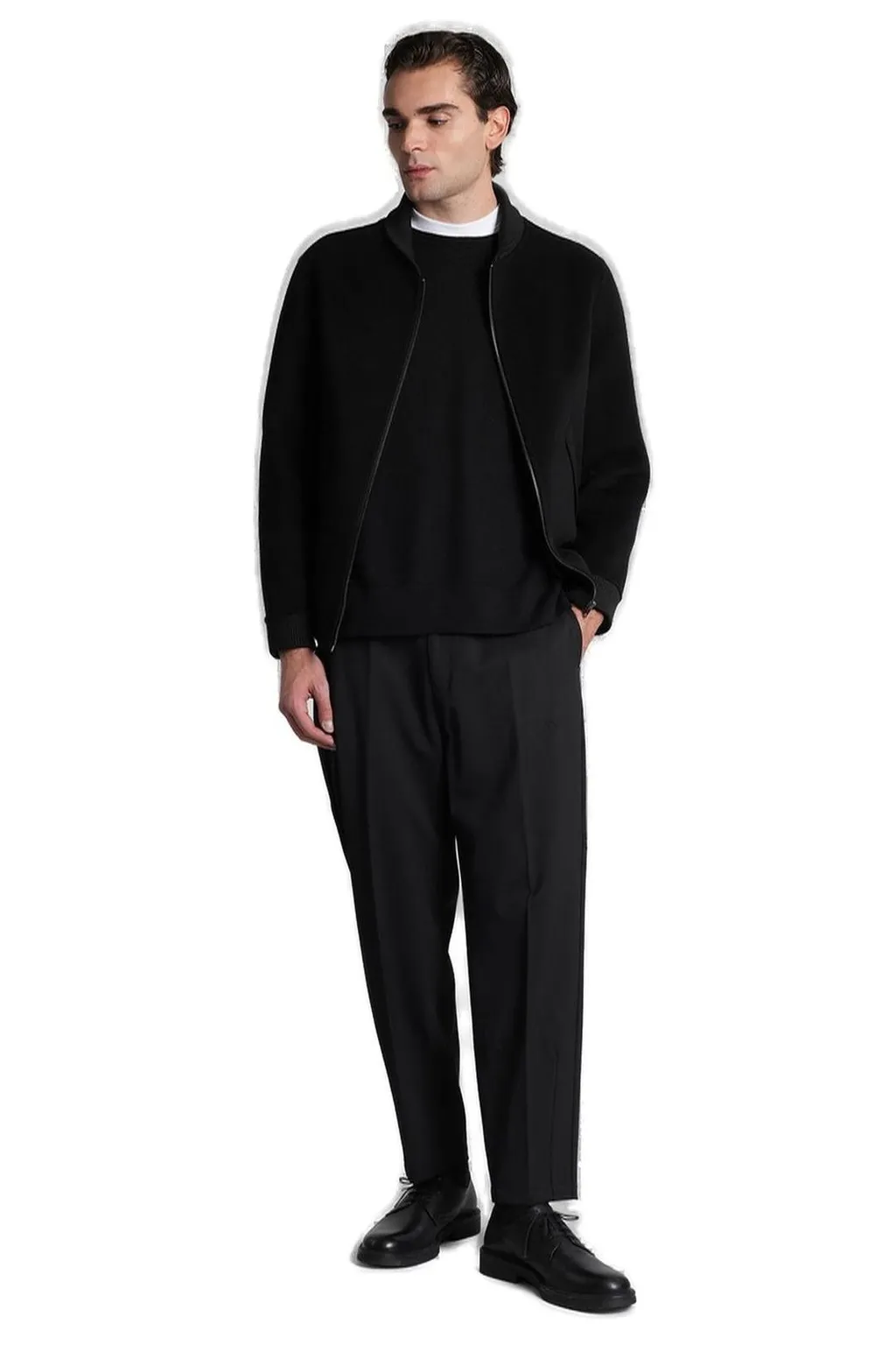 Fine-Knit Crewneck Jumper