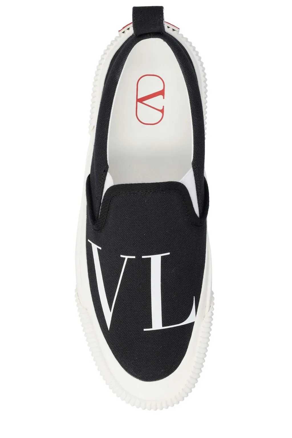 Vltn Logo Printed Slip-On Sneakers