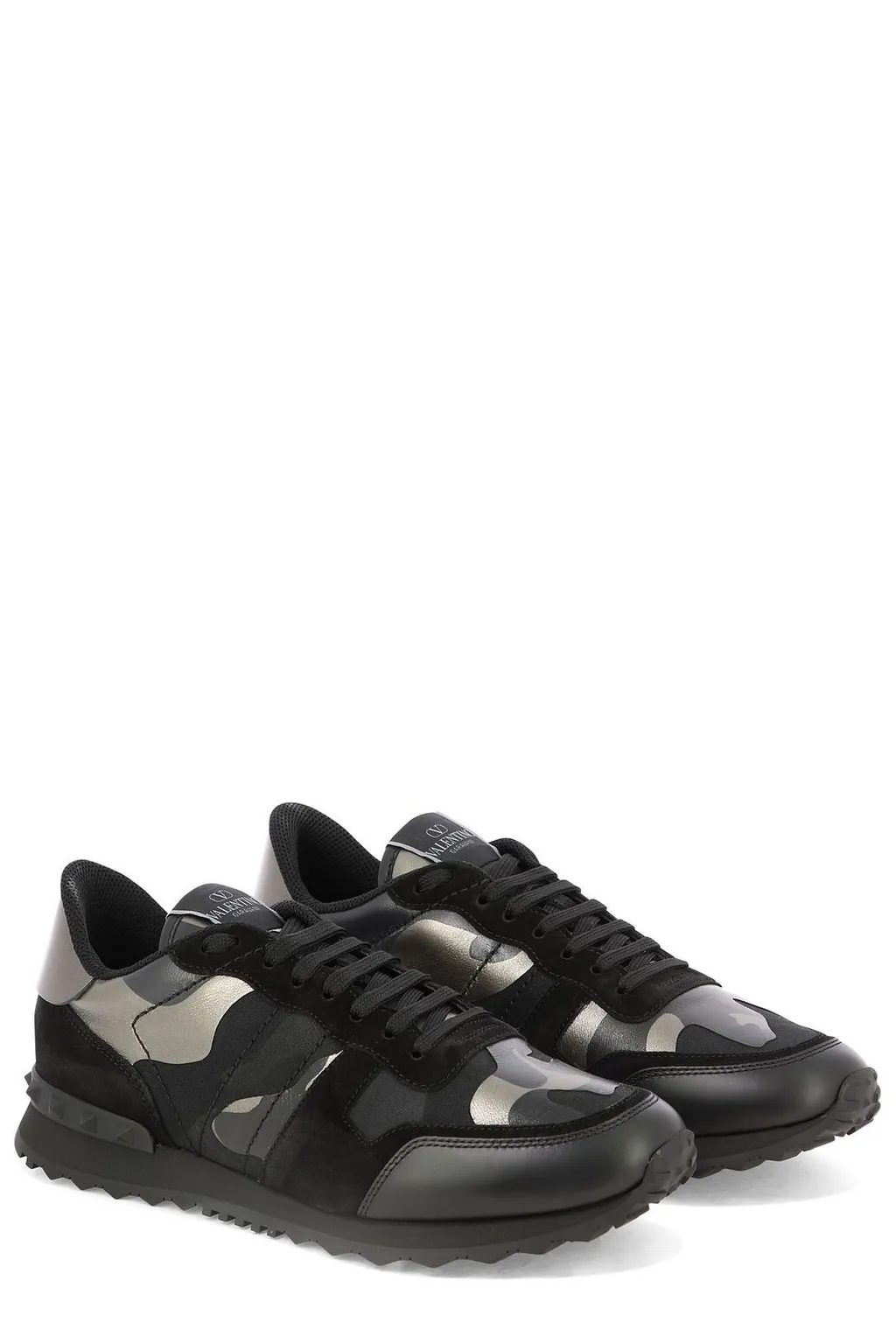 Rockrunner Camouflage-Print Lace-Up Sneakers