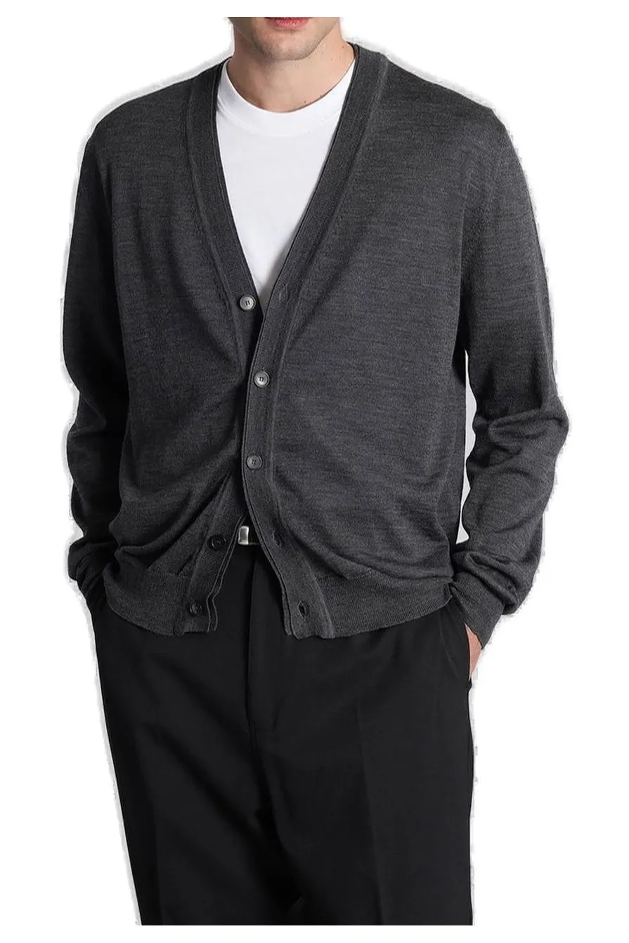 Buttoned Long Sleeved Cardigan