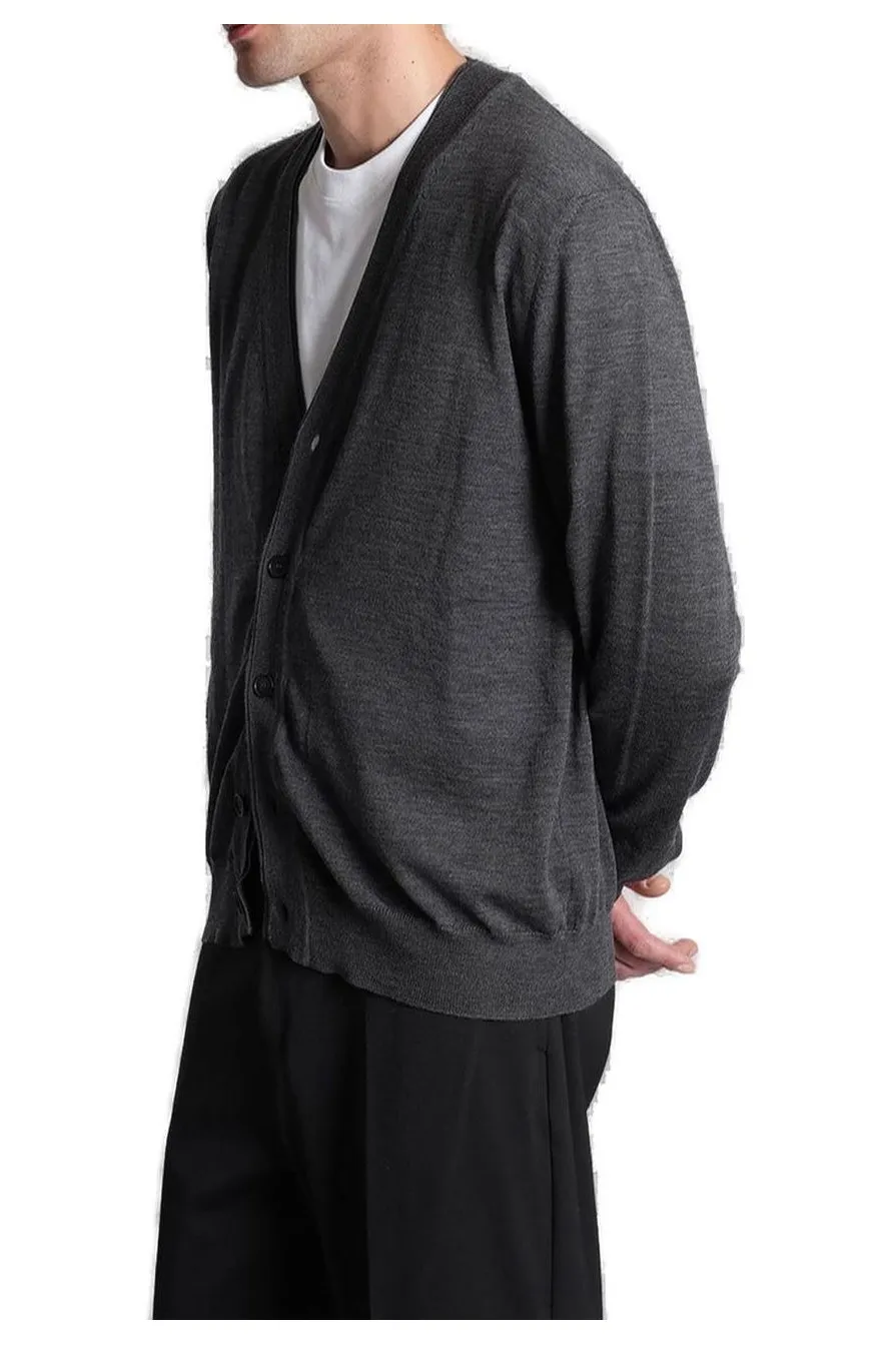 Buttoned Long Sleeved Cardigan