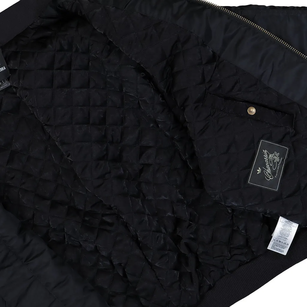 X Willy Chavarria Zipped Bomber Jacket