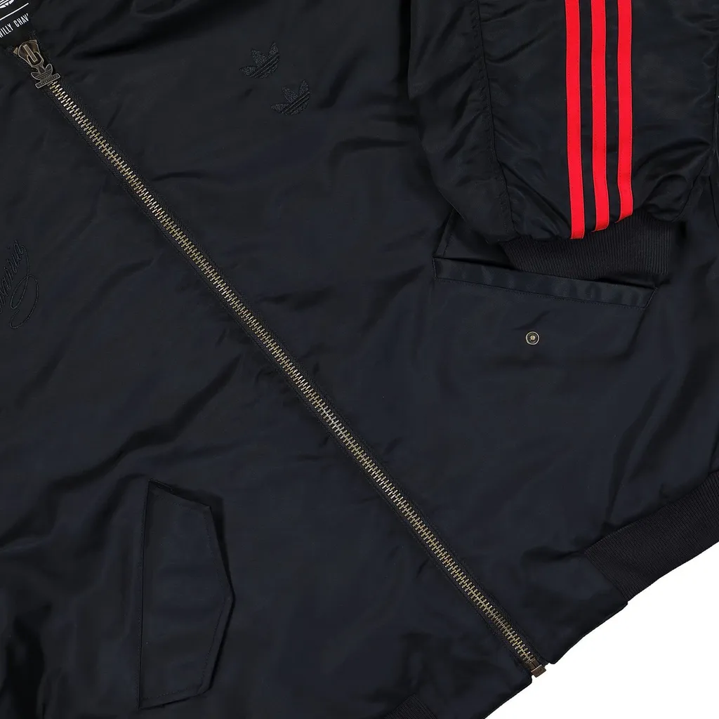 X Willy Chavarria Zipped Bomber Jacket
