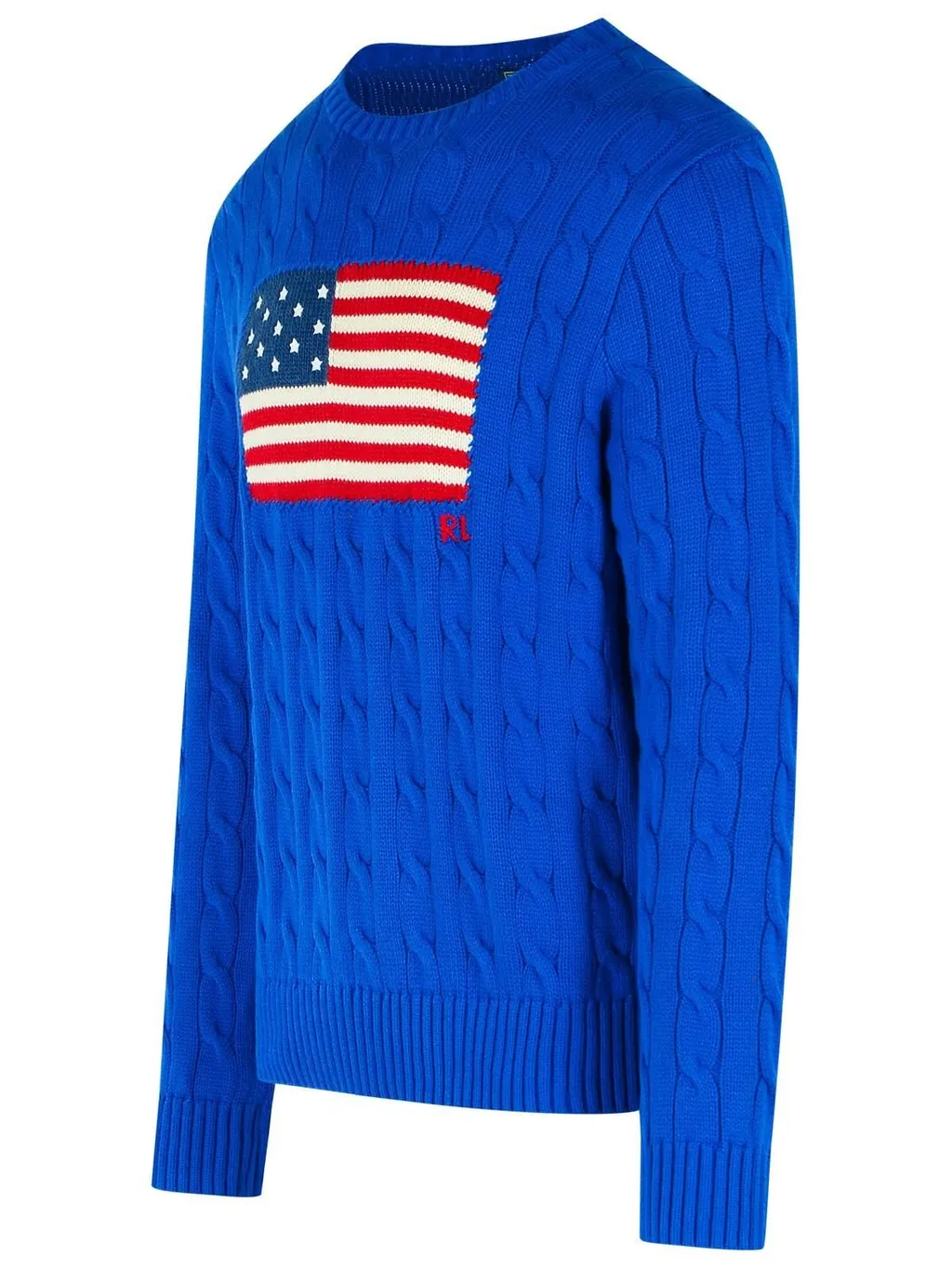 Cable Flag Knitted Jumper