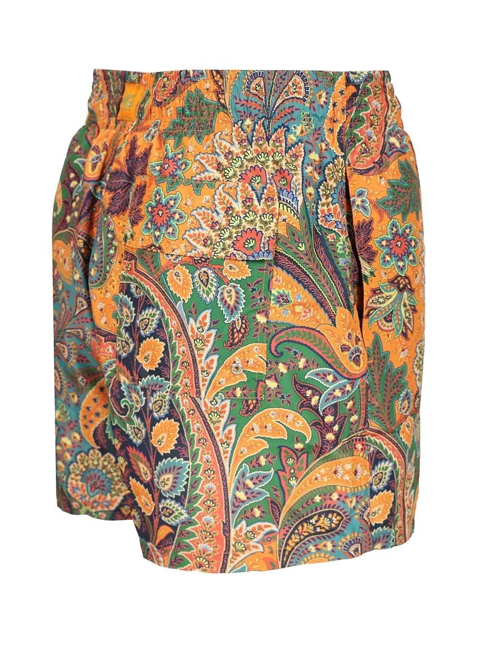 Paisley Printed Drawstring Swim Shorts
