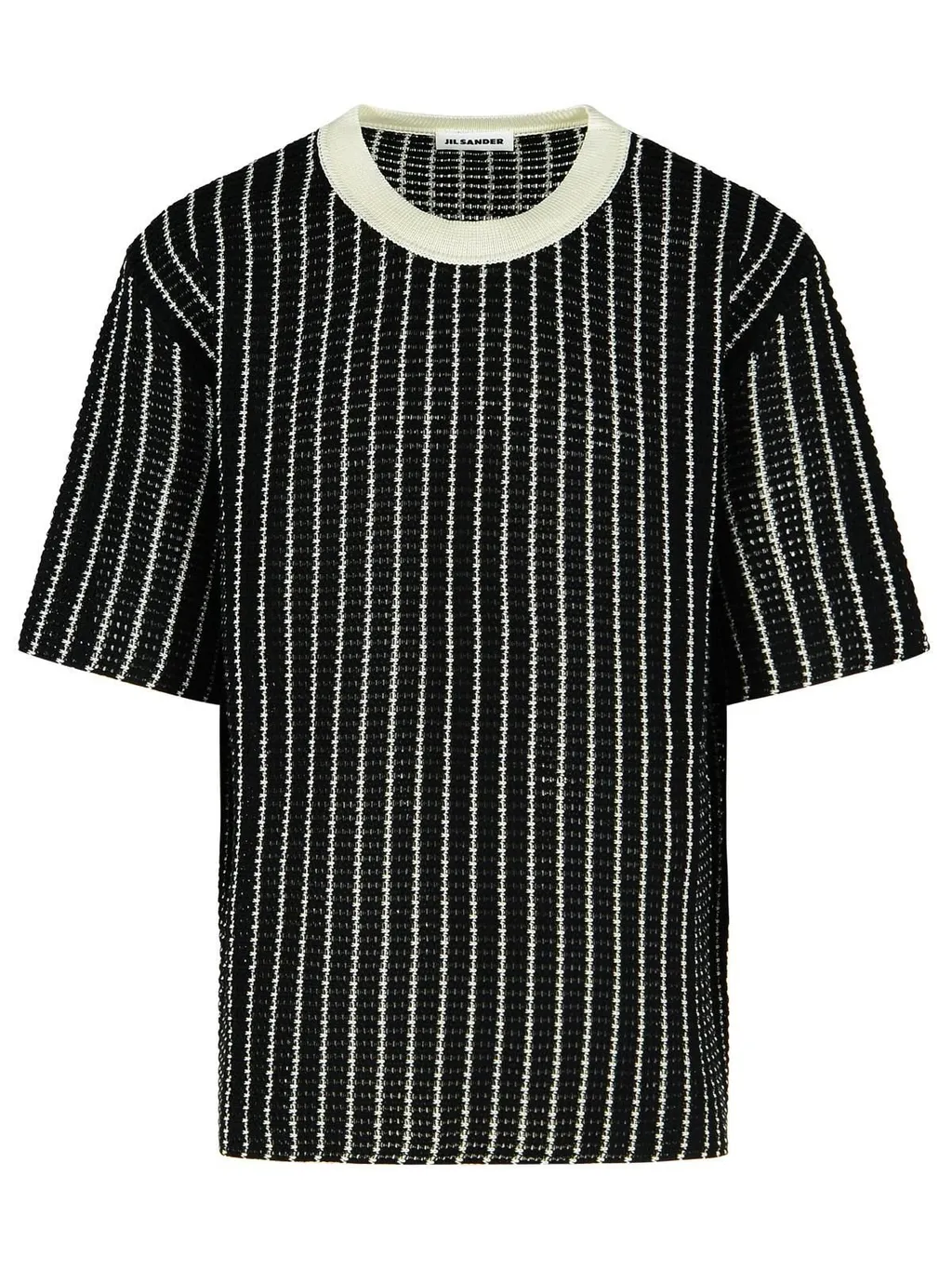 Embellished Crochet T-Shirt