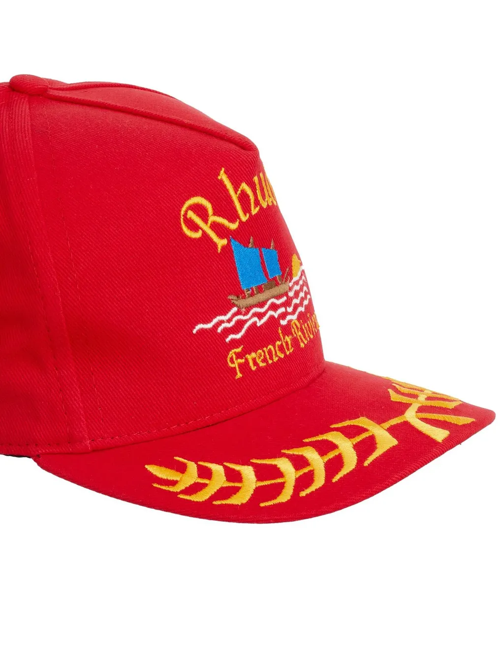 Slogan Embroidered Twill Cap