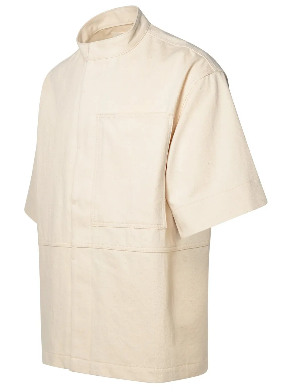 Short-Sleeved Oversized Shirt