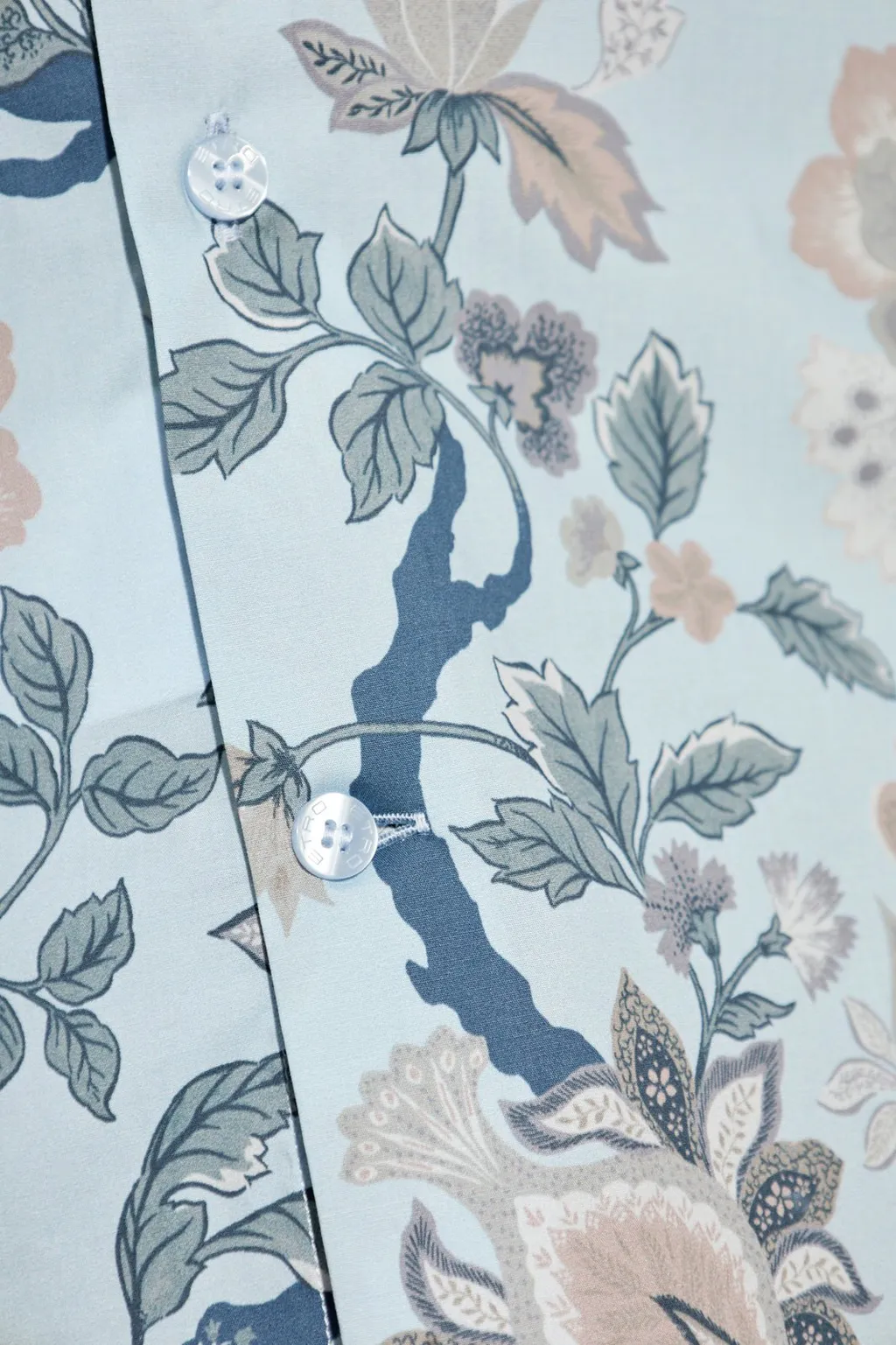 Floral Motif Buttoned Shirt