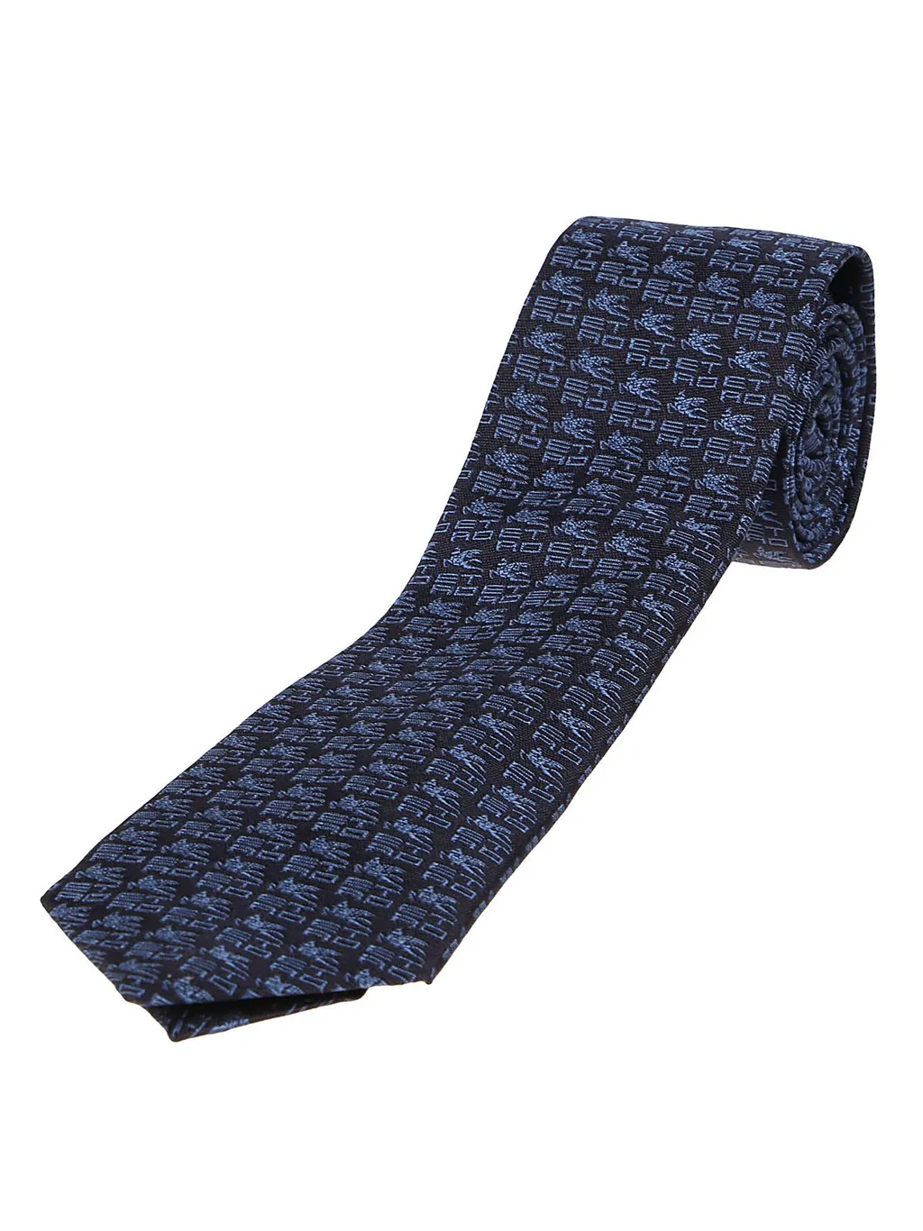 Monogram Embroidered Tie