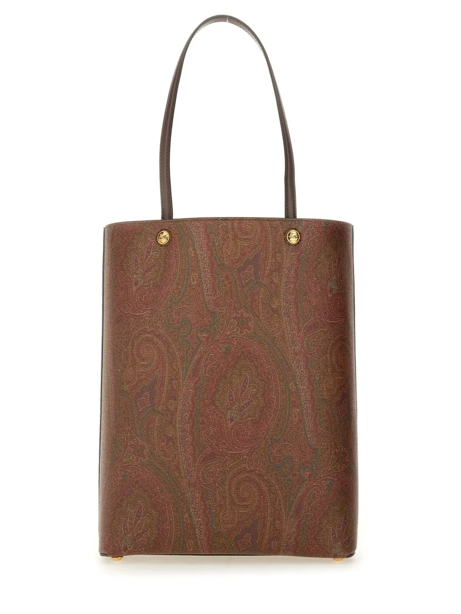 Embellished Paisley Tote Bag