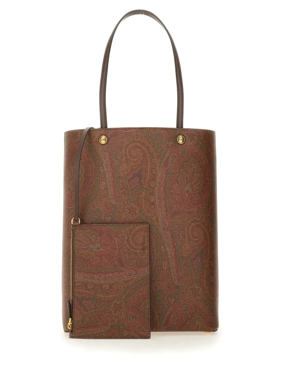Embellished Paisley Tote Bag
