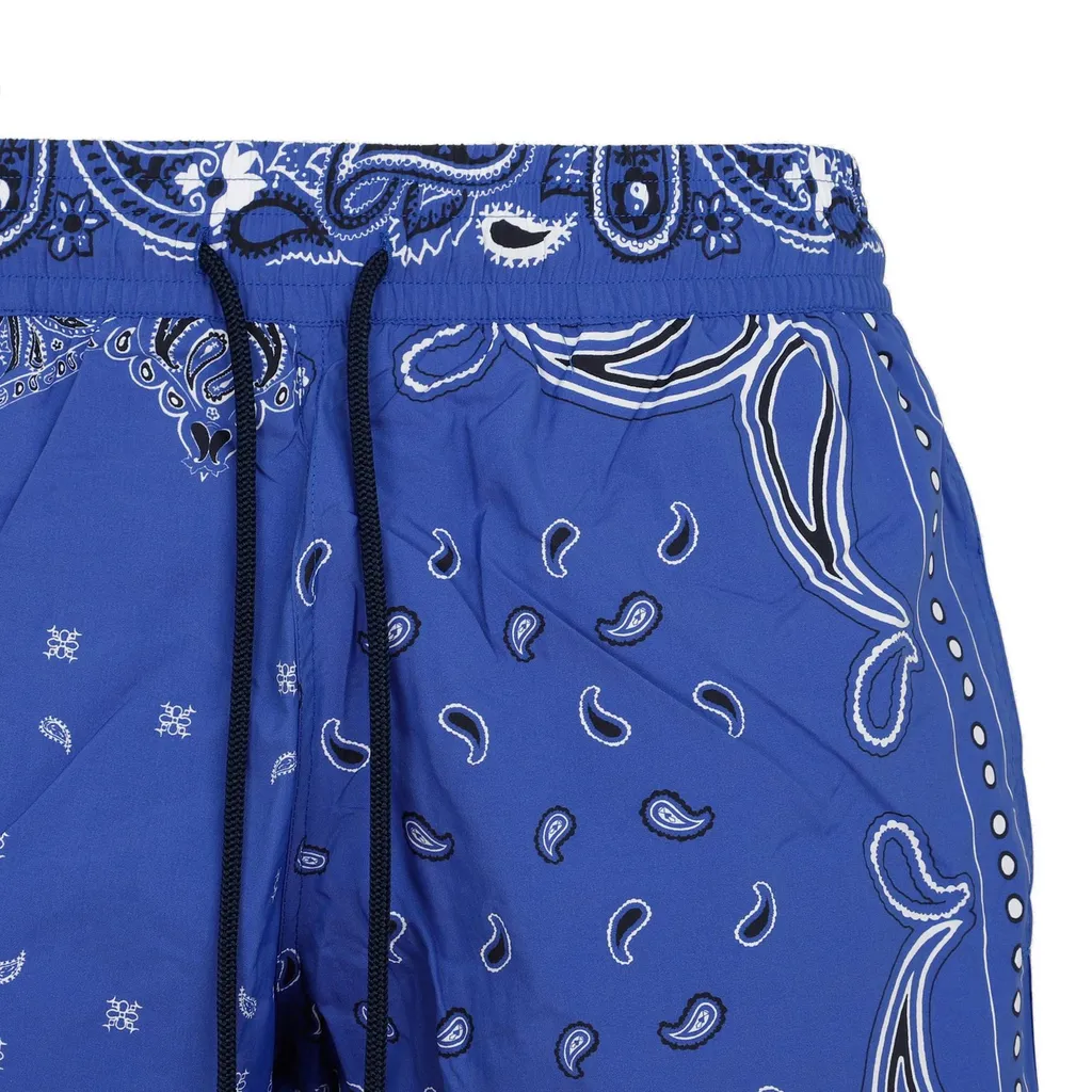 Paisley Printed Knee-Length Swim Shorts