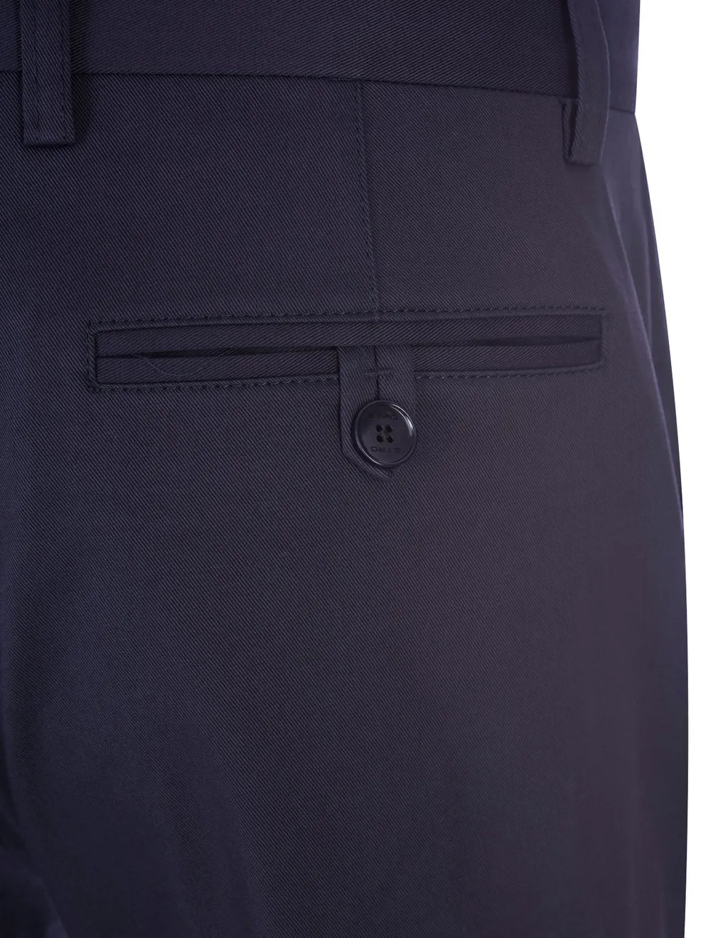 Mid-Rise Straight Leg Trousers