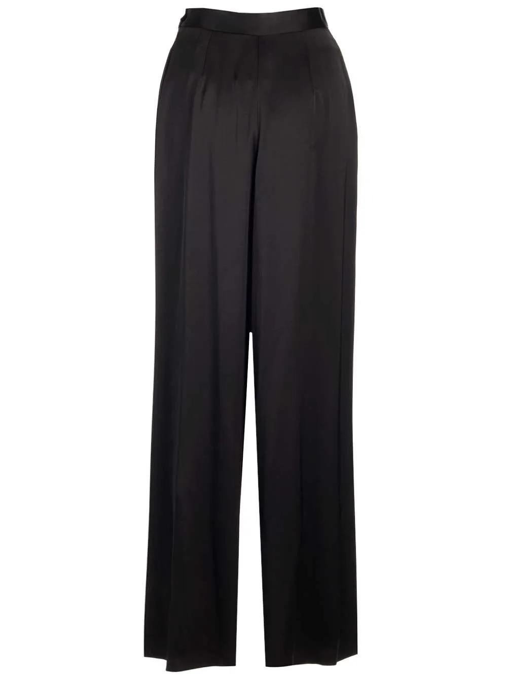 Wide-Leg Pleated Detail Pants