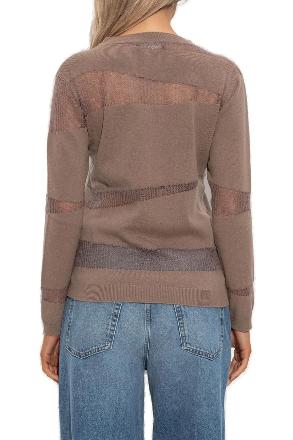 Knit Net Stripe Jumper