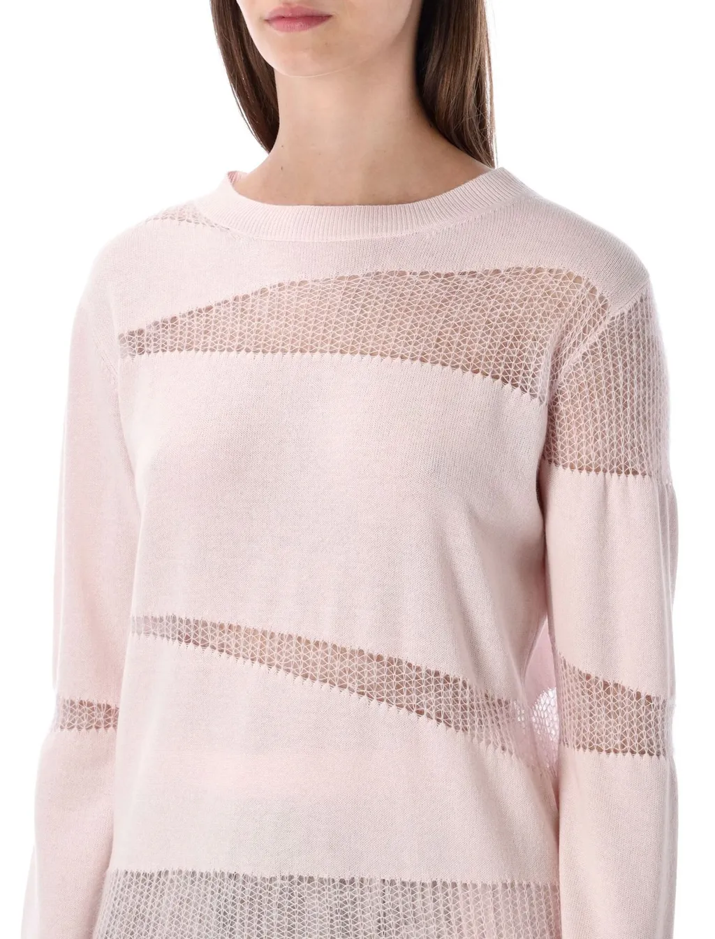 Knit Net Stripe Jumper