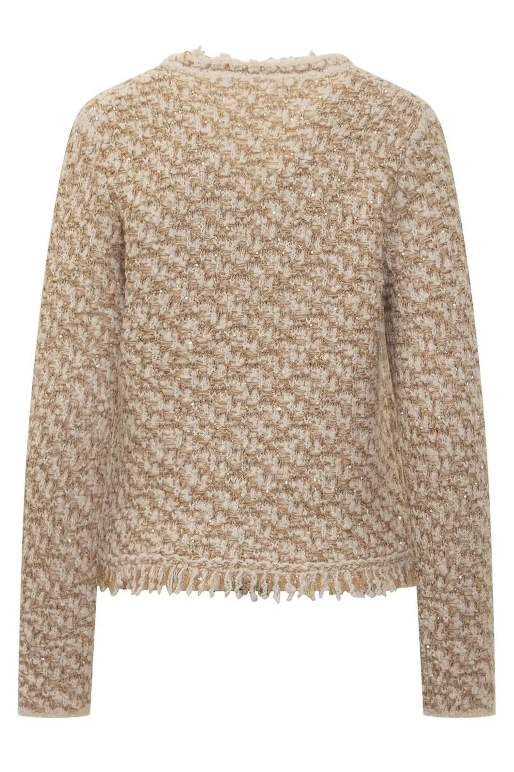 Fringed Long Sleeved Jacket