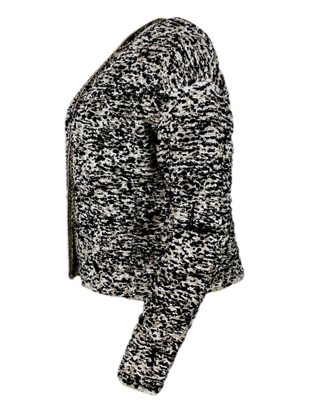 Metallic Threading Tweed Jacket