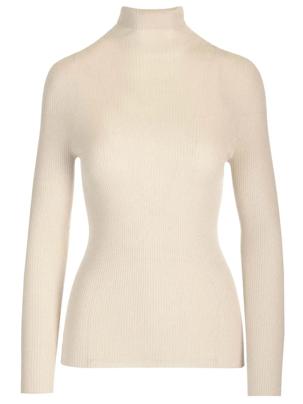 Long-Sleeved Turtleneck Knitted Jumper