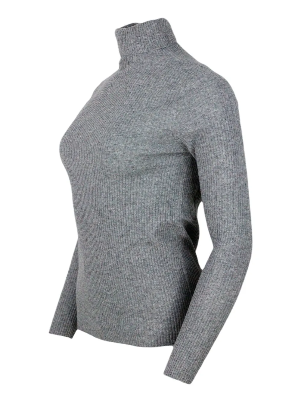 Platinum Turtleneck Knitted Jumper