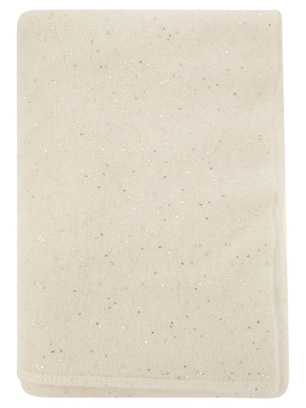 Sequin Embellished Knitted Scarf
