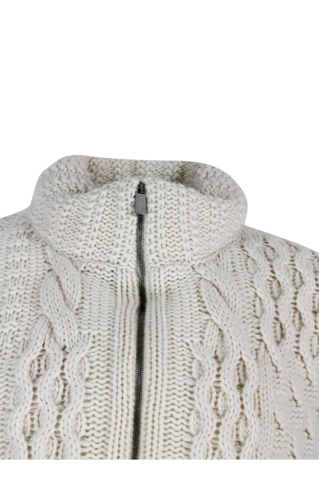 Zip-Up Knitted Vest