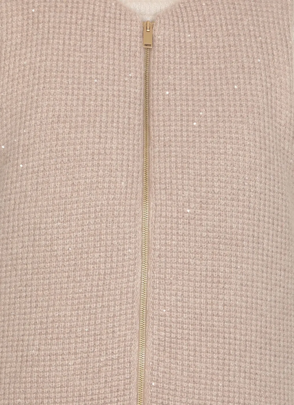 Zipped Knitted Waistcoat