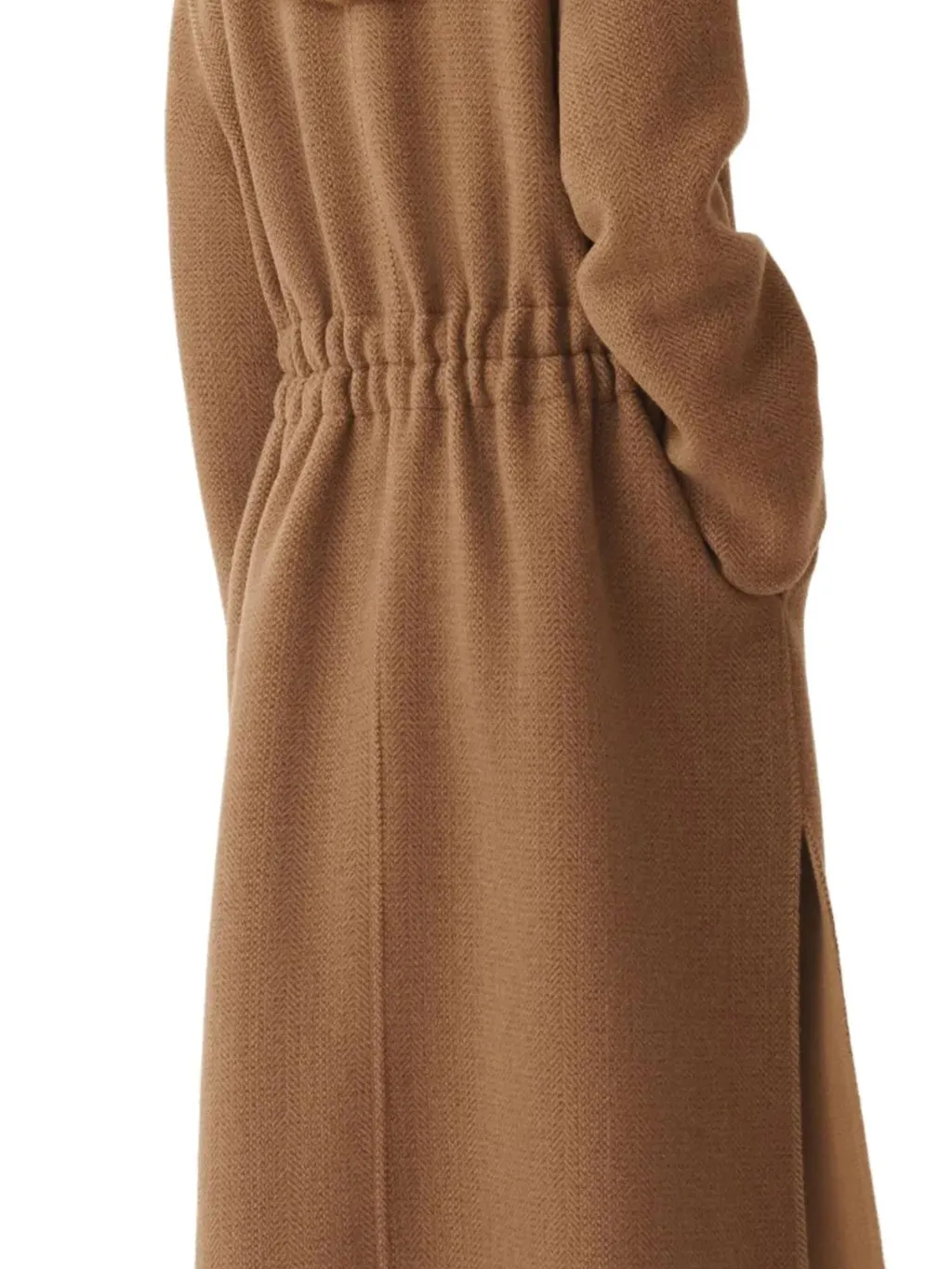 Herringbone Long Coat