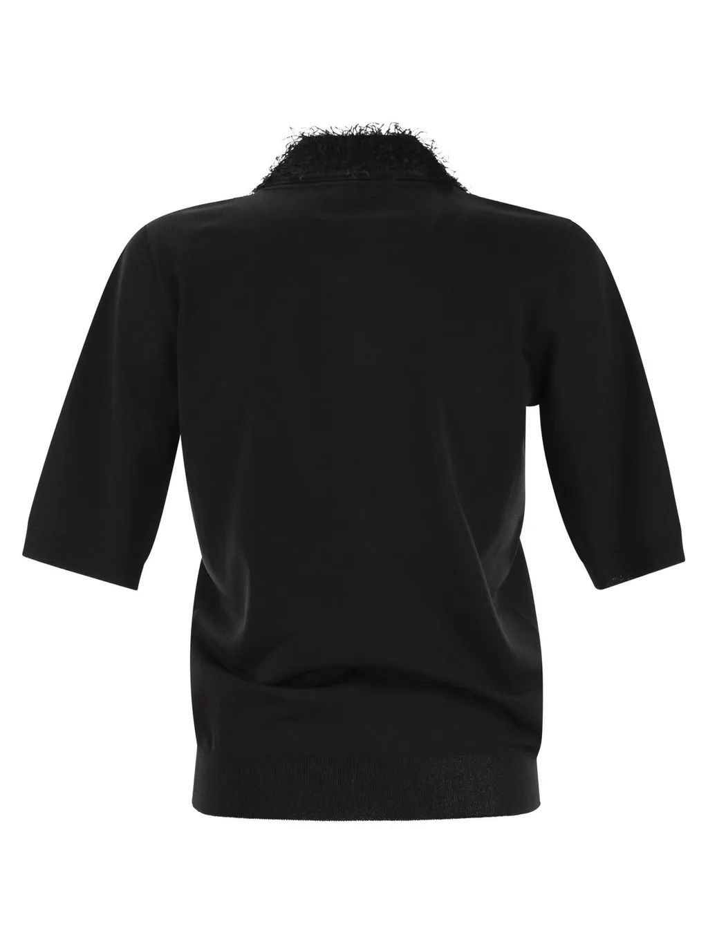 Short-Sleeved Knitted Top