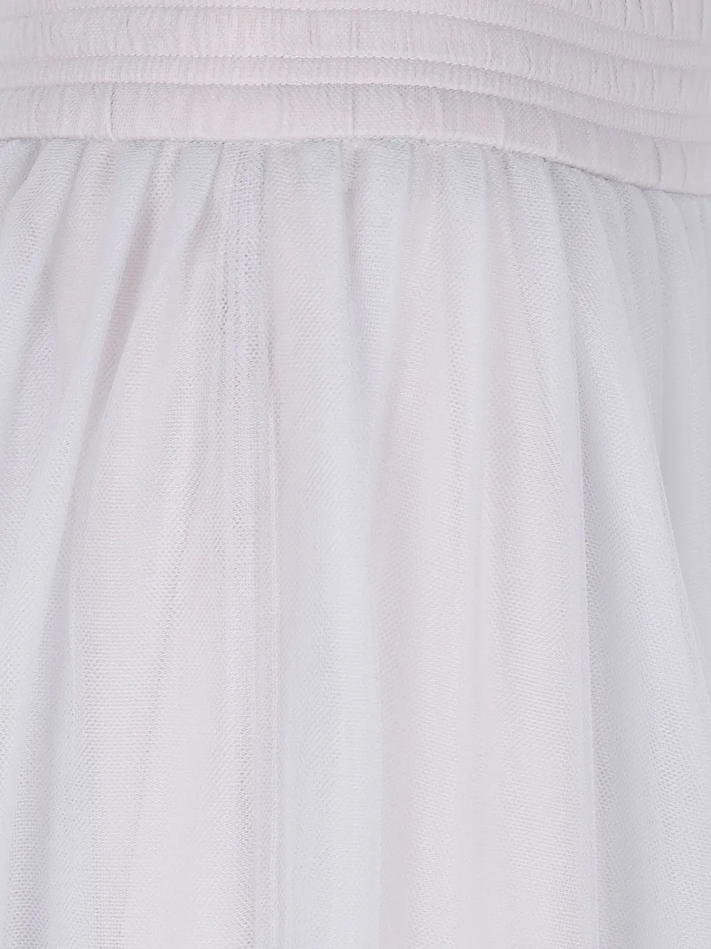 Elasticated Waistband Midi Tulle Skirt