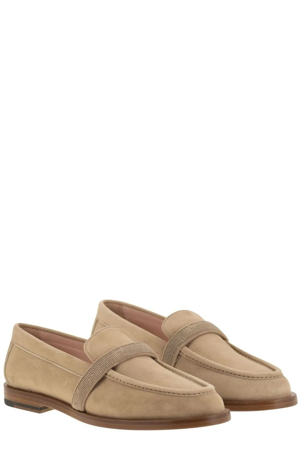 Embellished Loafers