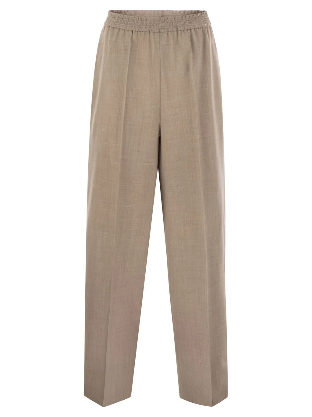 Straight-Leg Tailored Trousers