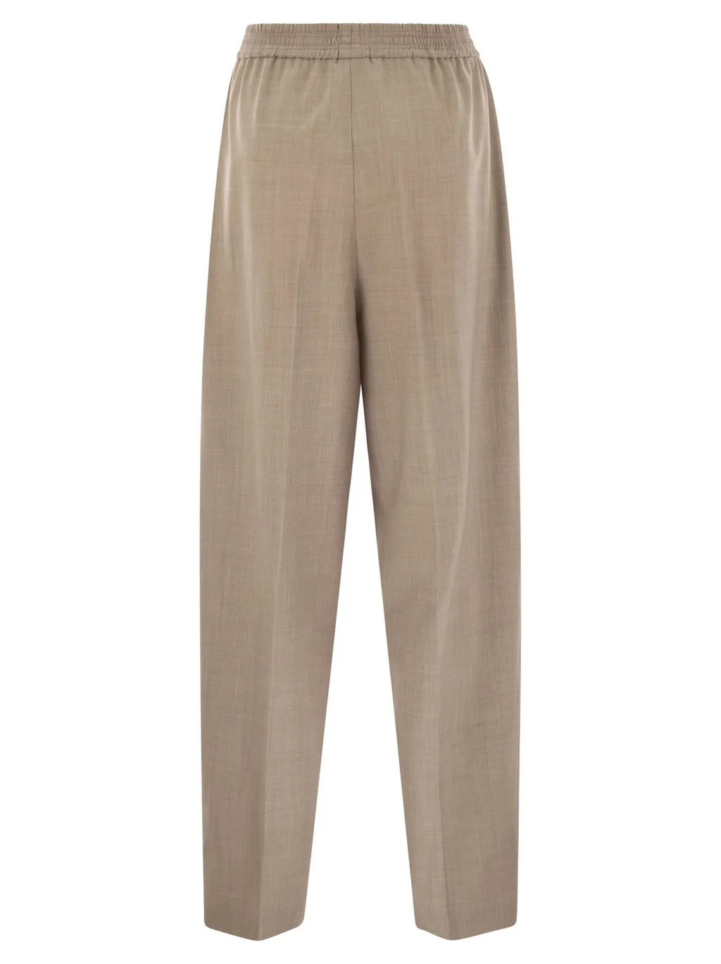 Straight-Leg Tailored Trousers