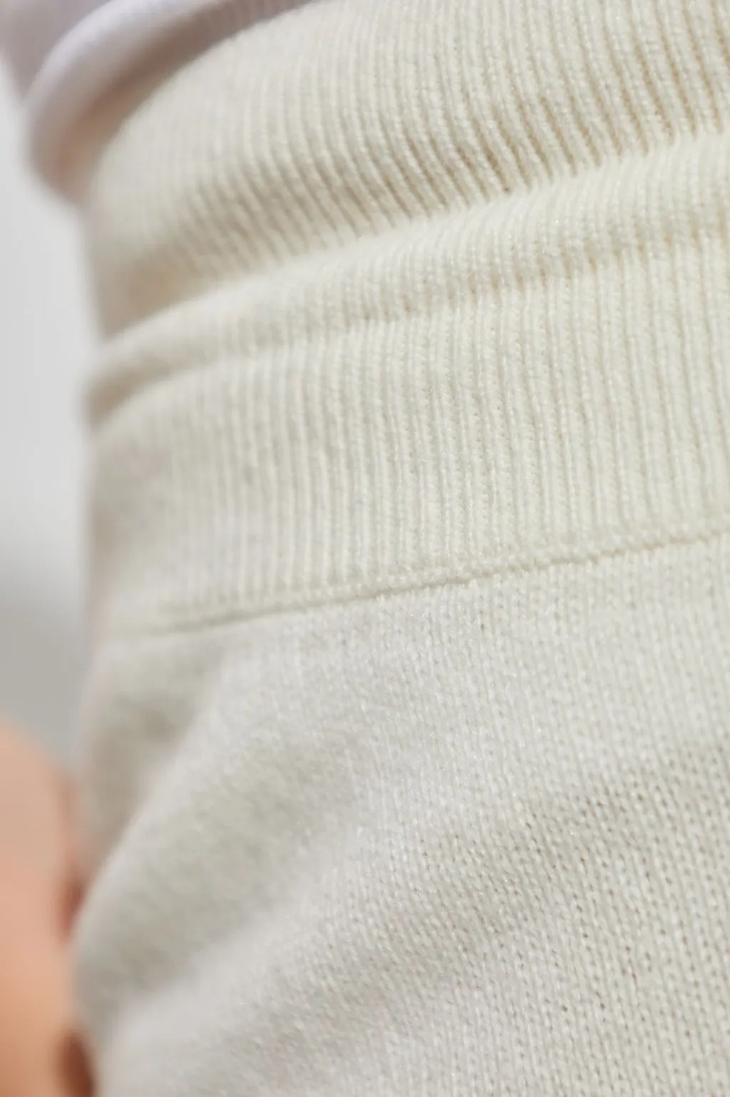 Tapered Drawstring Knitted Jogging Trousers