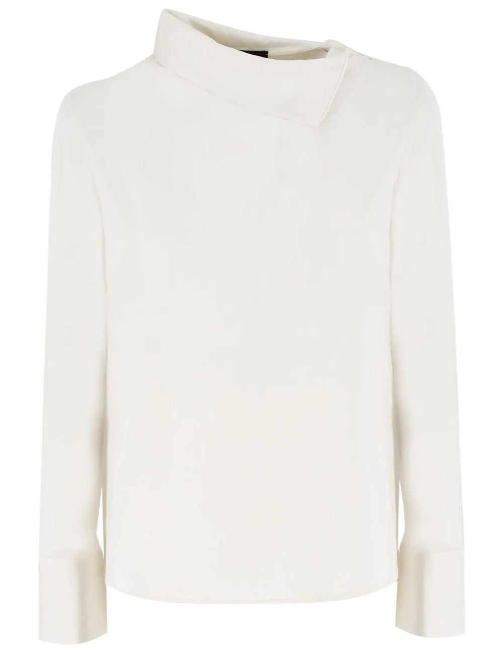 High-Neck Long Sleeved T-Shirt