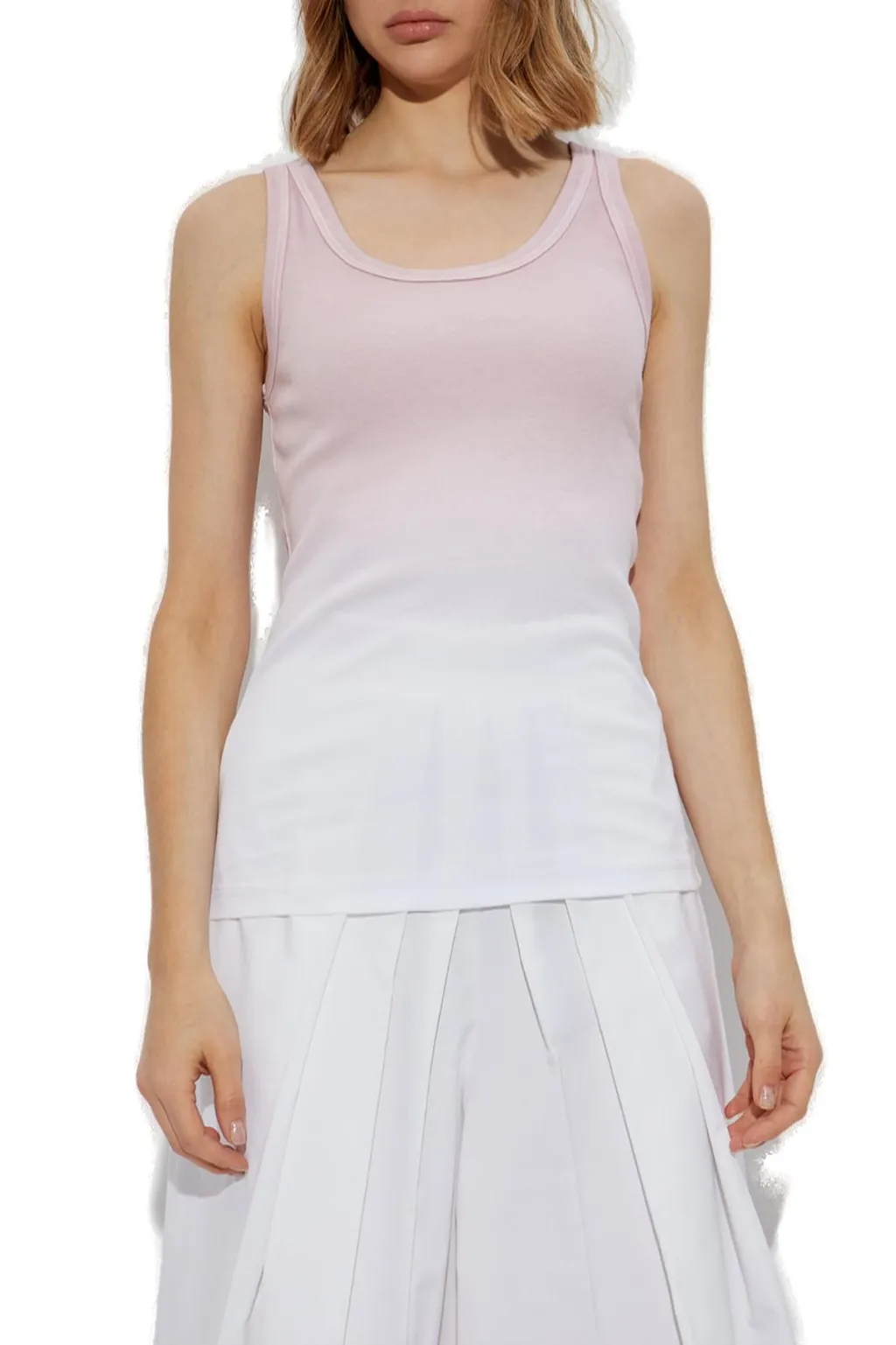 Gradient Effet Ribbed Tank Top