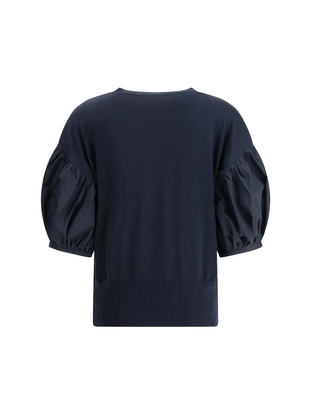 Puff Sleeve Crewneck Jumper