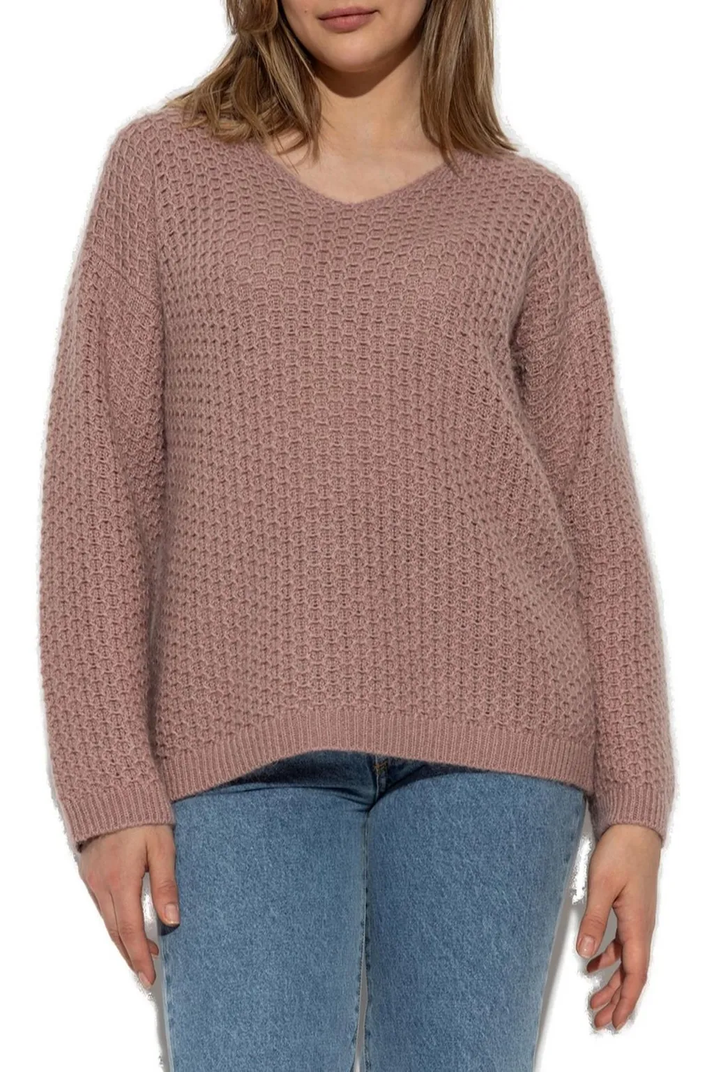 Long Sleeve V-Neck Jumper