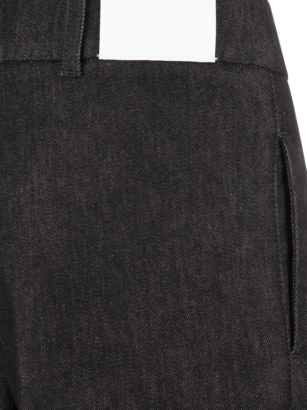Fringed Edge Straight Hem Jeans