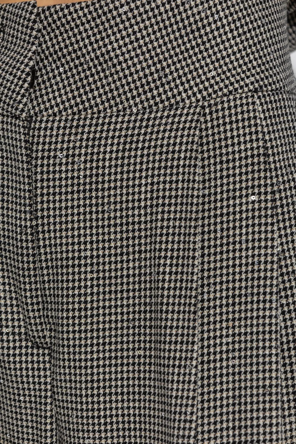Tapered-Leg Checked Trousers