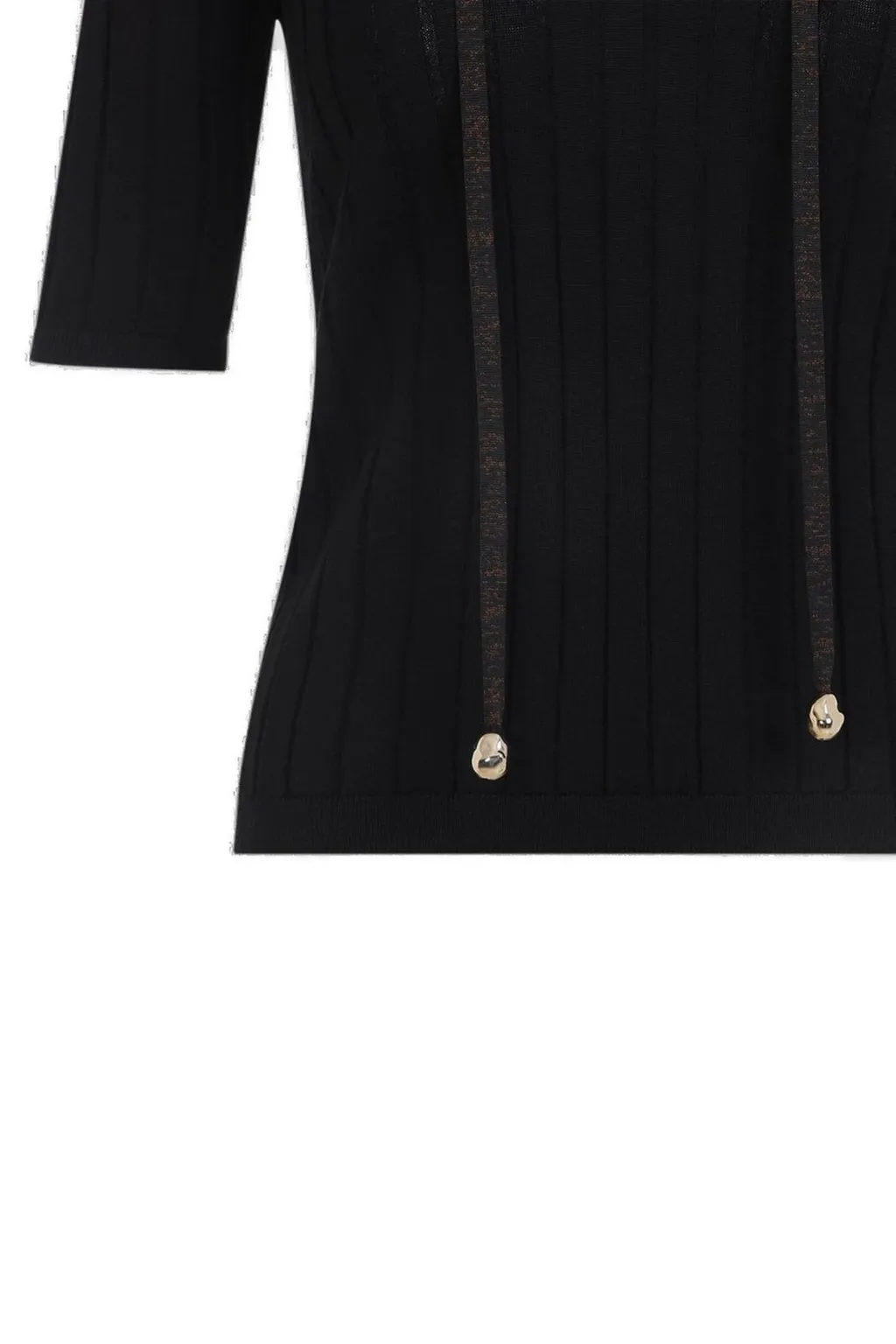 Knitted V-Neck Jumper