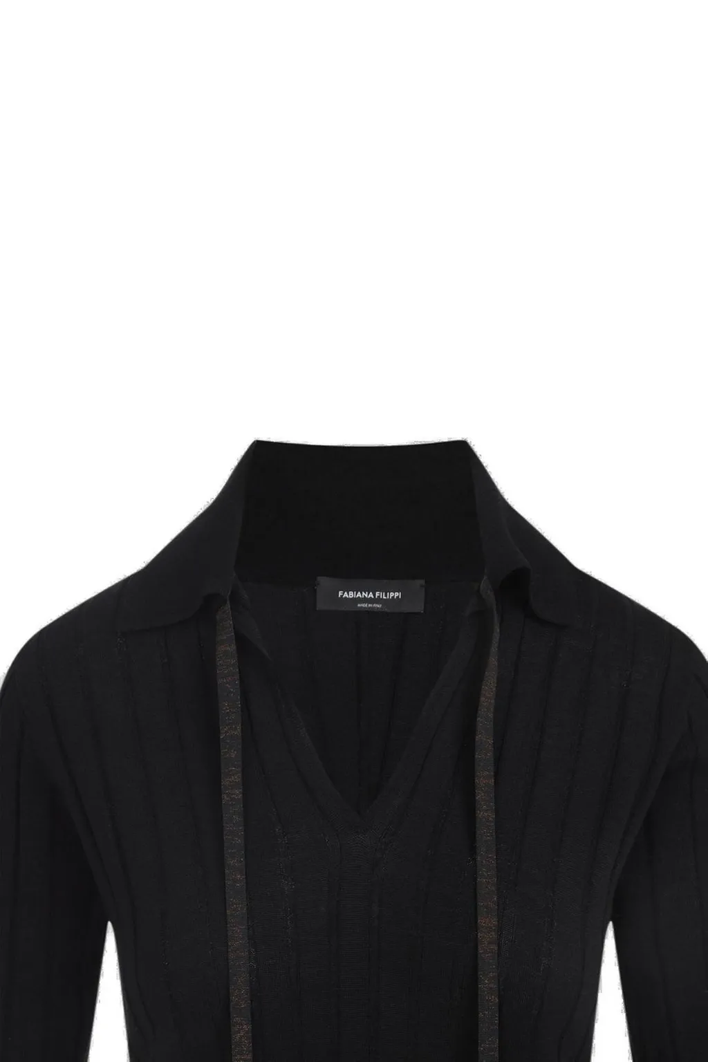 Knitted V-Neck Jumper