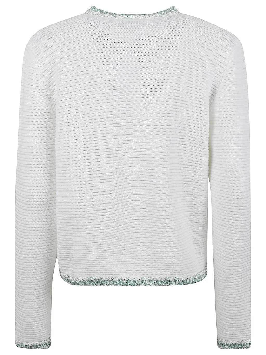 Contrast Trim Cardigan